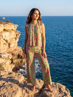 AOBA - Tropical Green Printed Co-Ord Set