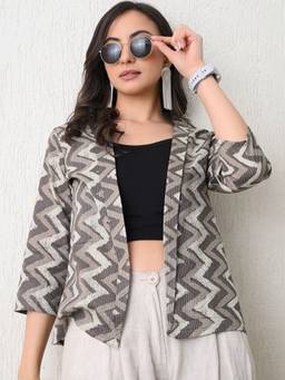 DECKEDUP - Grey Women Monarch Muse Shrug