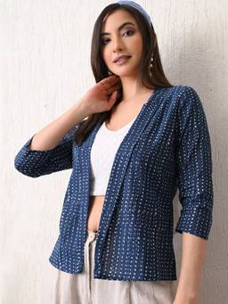 DECKEDUP - Blue Women Delight Shrug