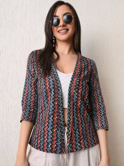DECKEDUP - Multi-Color Women Radient Day Shrug