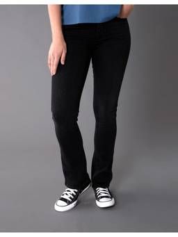 American Eagle - Black Next Level High-Waisted Skinny Kick Jeans