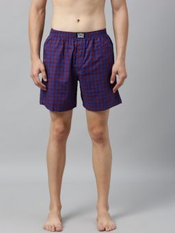 Levi's - Men Regular Fit Checkered Boxer Shorts Multi-Color