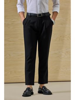 Snitch - Slim Fit Stretch Black Trouser