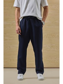 Snitch - Regular Fit Stretch Navy Blue Trouser