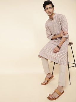 Fabindia - Brown Cotton Long Kurta