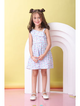 Beebay - Multi-Color One Shoulder Ruffle Dress