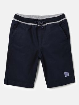 United Colors of Benetton - Regular Fit Mid Rise Shorts Blue