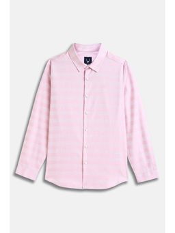 Allen Solly - Boys Pink Stripe Casual Shirt