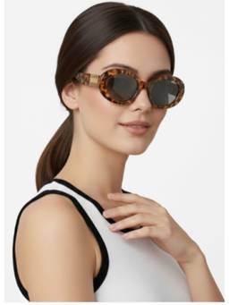 Twenty Dresses by Nykaa Fashion - Black Uv Protected Lens Sunglasses (DSTRSG00120)