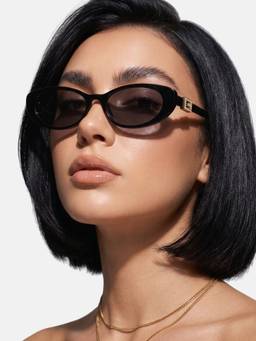 Twenty Dresses by Nykaa Fashion - Black Uv Protected Lens Sunglasses (DSTRSG00136)