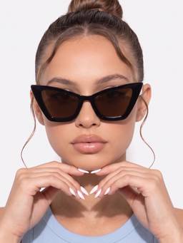 Twenty Dresses by Nykaa Fashion - Brown Uv Protected Lens Sunglasses (DSTRSG00187)