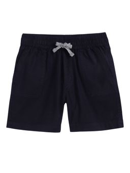 Campana - Boys Carlos Cotton-Lycra Relax Fit Drawstring Shorts - Navy
