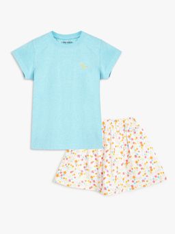 Campana - Girls Katie Skirt & T-Shirt - Blue (Set of 2)