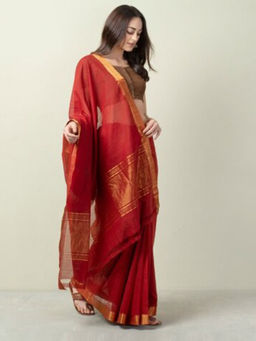 Fabindia - Cotton Mangalgiri Woven Sari