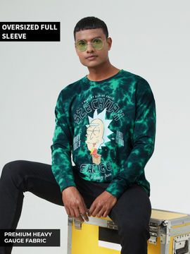 The Souled Store T-Shirts : Buy The Souled Store Official Rick And Morty  Szechuan Oversized Full Sleeve T-shirt For Mens Online | Nykaa Fashion