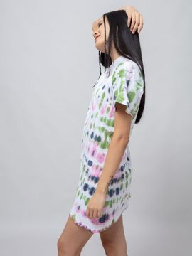 Multi coloured t shirt dress clearance