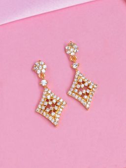 Estele - Nice-Looking Gold-Plated Drop and Dangler Earrings for Women