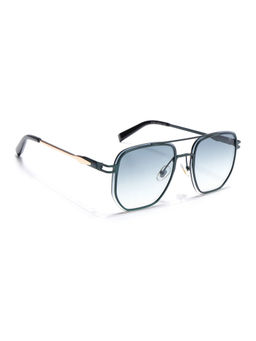 Voyage - Unisex Wayfarer Sunglasses Green & Clear Lens with Grey Frame (MG6695) (55)