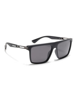 Voyage - Unisex Square Polarized Sunglasses Black Lens with Matt Black Frame (PMG6592) (58)