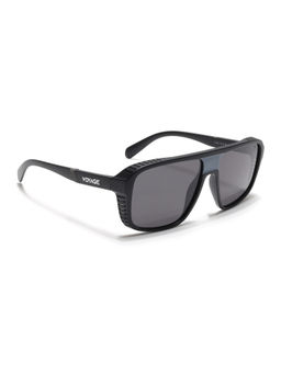 Voyage - Unisex Square Polarized Sunglasses Black Lens with Black Frame (PMG6597) (60)