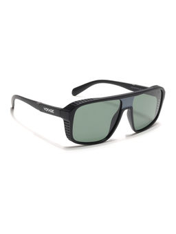 Voyage - Unisex Square Polarized Sunglasses Green Lens with Black Frame (PMG6598) (60)