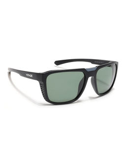 Voyage - Unisex Square Polarized Sunglasses Green Lens with Black Frame (PMG6602) (60)