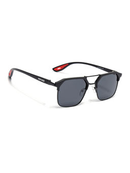 Voyage - Unisex Wayfarer Polarized Sunglasses Black Lens with Black Frame (PMG6678) (58)