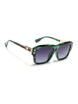 Voyage - Unisex Wayfarer Polarized Sunglasses Grey Lens with Green Frame (PMG6701) (56)