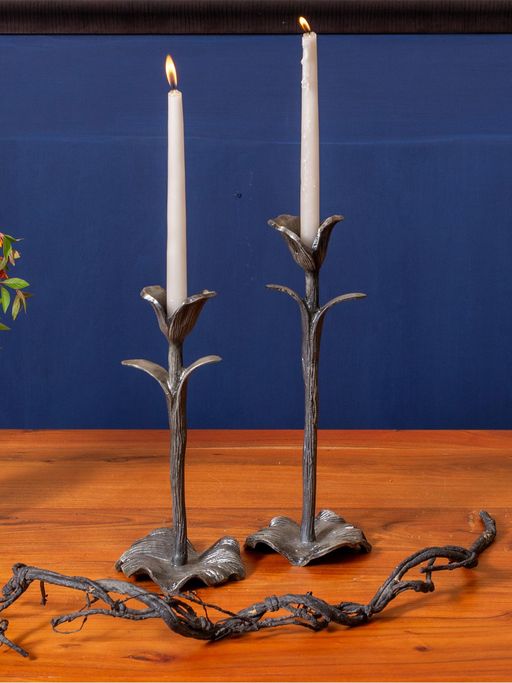 Home Couture Collective Tulip Candle Stand Set of 2