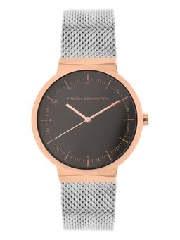 French Connection - Black Round Analog Casual Watch -FC156BSM