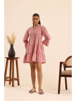 Alaya by Stage3 - Striped Mini Tiered Dress