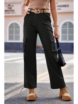 Outzidr - Black Relaxed Fit Cargo Pants