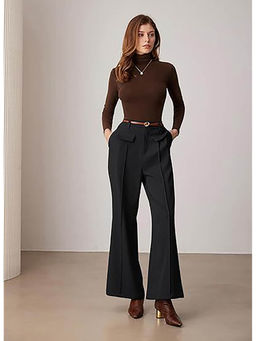 Outzidr - Wide Fit Black Trouser
