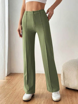 Outzidr - Olive Regular Fit Pants