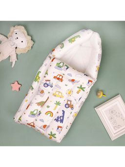 Kicks and Crawl - Dinodrive Carry Nest White (0-6 Months)