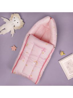 Kicks and Crawl - Ellie Rainbow Carry Nest Pink (0-6 Months)