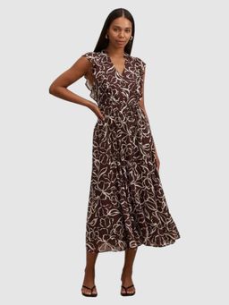 Forever New - Maren Flutter Sleeve Midi Dress with Belt