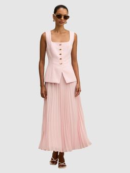Forever New - Halsey Petite Pleated Waistcoat with Skirt