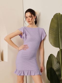 STREET 9 - Schifli Lavender Mini Dress
