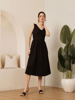 STREET 9 - Black Corset Dress