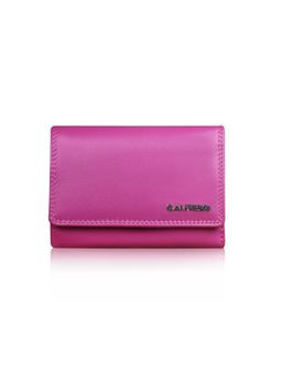 Calfnero - Women's Pink Classic Compact Wallet