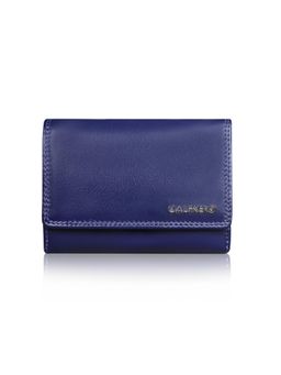 Calfnero - Women's Navy Blue Classic Compact Wallet