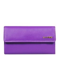 Calfnero - Women's Purple Compact Wallet