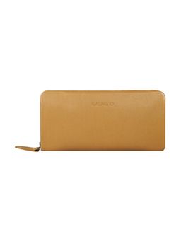 Calfnero - Beige Zip-Around Women's Leather Wallet
