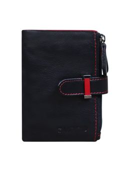 Calfnero - Red Compact Leather Wallet