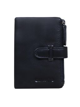 Calfnero - Black Compact Leather Wallet