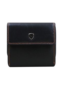 Calfnero - Women's Orange Mini Tri-Fold Leather Wallet