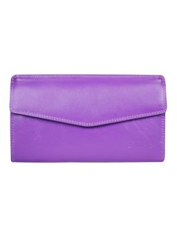 Calfnero - Women's Purple Leather Wallet