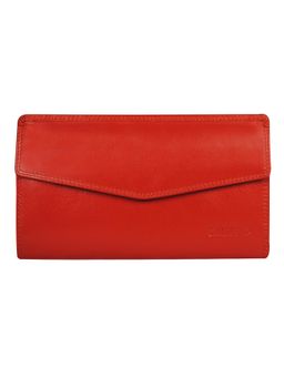 Calfnero - Women's Orange Leather Wallet