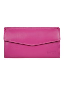 Calfnero - Women's Pink Leather Wallet